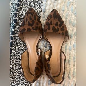 Cheetah print flats